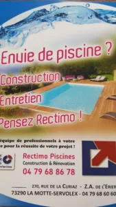 RECTIMO PISCINES à La Motte-Servolex