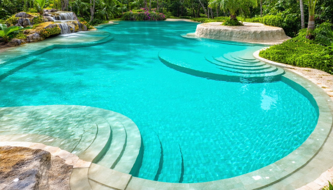 découvrez comment choisir un revêtement en quartz coloré pour transformer votre espace piscine en un véritable havre de paix, évoquant les belles plages et l'eau cristalline d'un lagon. créez une ambiance estivale et chaleureuse qui émerveillera vos invités tout en assurant durabilité et sécurité.